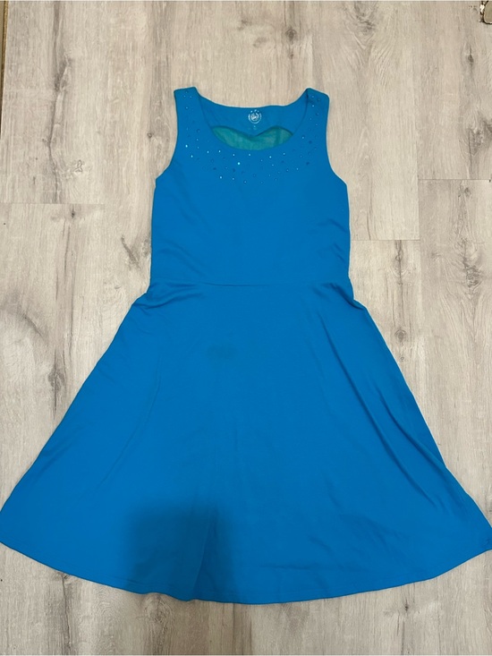 SO Other - SO Girls' Blue Sleeveless Fit-and-Flare Dress